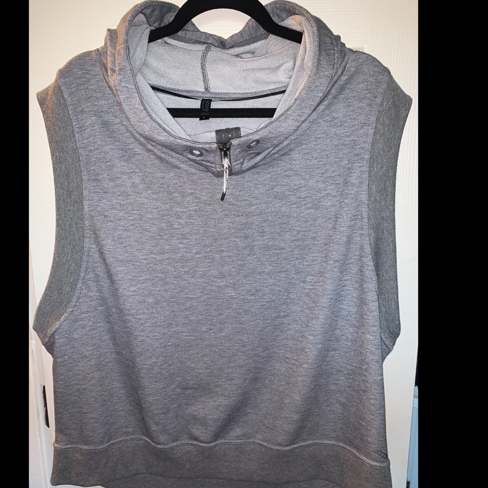 Gray Sleeveless top